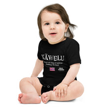 Load image into Gallery viewer, Baby Bodysuits KAWELU Flag Logo White
