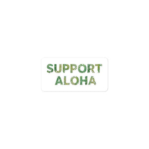 Bubble-free stickers Support Aloha by Miyuki