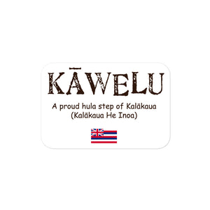 Bubble-free stickers KAWELU Flag