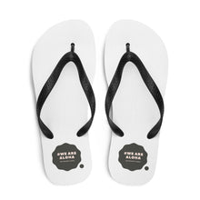 Load image into Gallery viewer, Flip-Flops #WE ARE ALOHA Series Cloud Black
