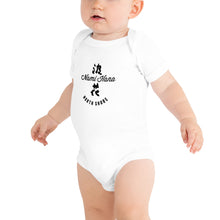Load image into Gallery viewer, Baby Bodysuits Nami Hana Logo Black
