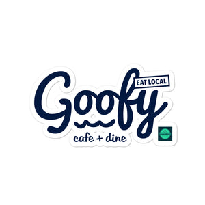 Bubble-free stickers Goofy Cafe + Dine