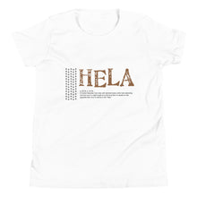 Load image into Gallery viewer, Youth Short Sleeve T-Shirt HELA
