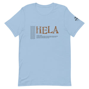 Short-Sleeve Unisex T-Shirt HELA Front & Shoulder printing