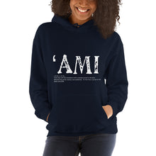 Load image into Gallery viewer, Unisex Hoodie AMI Front &amp; Back printing Logo White
