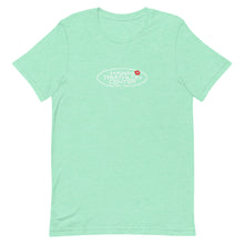 Load image into Gallery viewer, Short-Sleeve Unisex T-Shirt Hawaii Triathlon Center Logo White
