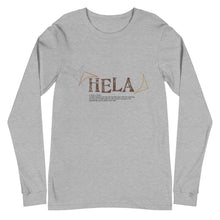 Load image into Gallery viewer, Unisex Long Sleeve Tee HELA Front &amp; Back printing
