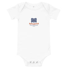 Load image into Gallery viewer, Baby Bodysuits SPONAVIHAWAII Logo Blue
