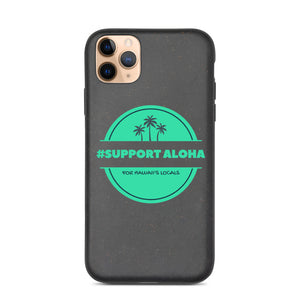 Biodegradable phone case #SUPPORT ALOHA Series Palm Tree