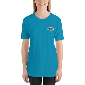 Short-Sleeve Unisex T-Shirt Kauai Marathon Front & Back printing (Logo White)