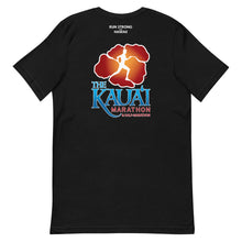 Load image into Gallery viewer, Short-Sleeve Unisex T-Shirt Kauai Marathon Front &amp; Back printing (Logo White)
