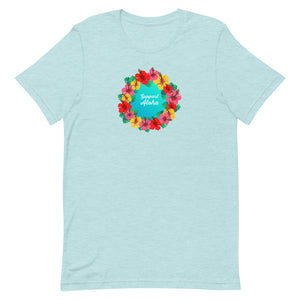 Short-Sleeve Unisex T-Shirt #SUPPORT ALOHA Series Flower