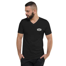 Load image into Gallery viewer, Unisex Short Sleeve V-Neck T-Shirt Kauai Marathon Front &amp; Back printing (Logo White)
