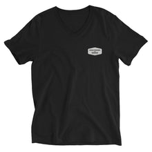 Load image into Gallery viewer, Unisex Short Sleeve V-Neck T-Shirt Honolulu Triathlon Front &amp; Back printing (Logo White)
