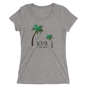 Ladies' short sleeve t-shirt KAO Front & Back Printing