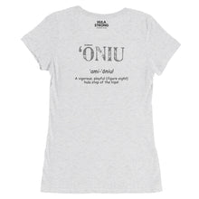 Load image into Gallery viewer, Ladies&#39; short sleeve t-shirt ONIU Front &amp; Back Printing
