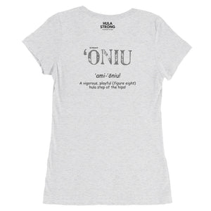 Ladies' short sleeve t-shirt ONIU Front & Back Printing