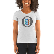 Load image into Gallery viewer, Ladies&#39; short sleeve t-shirt ONIU Front &amp; Back Printing
