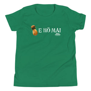 Youth Short Sleeve T-Shirt E HO MAI IPU Logo White