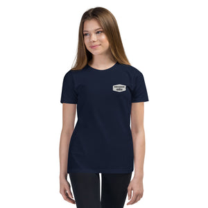 Youth Short Sleeve T-Shirt Kauai Marathon Front & Back printing (Logo White)