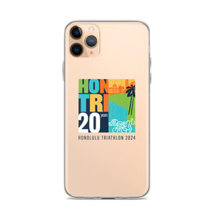 Clear Case for iPhone® Honolulu Triathlon 2024 20th