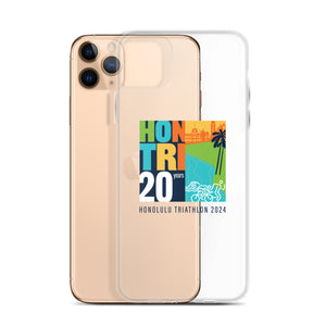 Clear Case for iPhone® Honolulu Triathlon 2024 20th