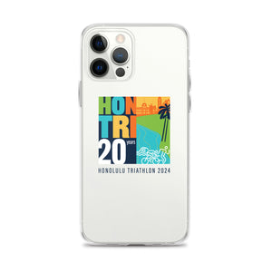 Clear Case for iPhone® Honolulu Triathlon 2024 20th