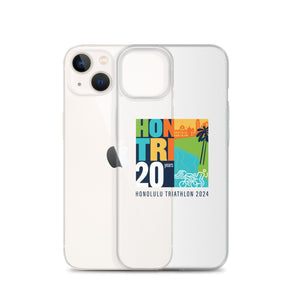 Clear Case for iPhone® Honolulu Triathlon 2024 20th