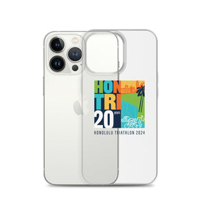 Clear Case for iPhone® Honolulu Triathlon 2024 20th