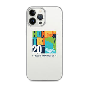 Clear Case for iPhone® Honolulu Triathlon 2024 20th