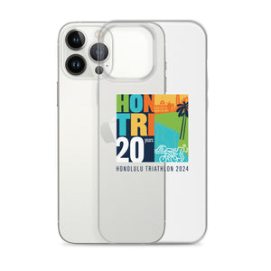 Clear Case for iPhone® Honolulu Triathlon 2024 20th