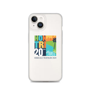 Clear Case for iPhone® Honolulu Triathlon 2024 20th