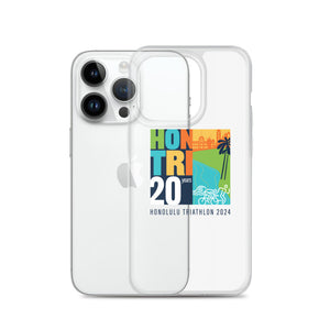 Clear Case for iPhone® Honolulu Triathlon 2024 20th