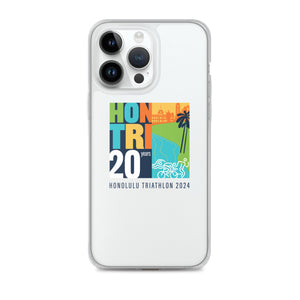 Clear Case for iPhone® Honolulu Triathlon 2024 20th