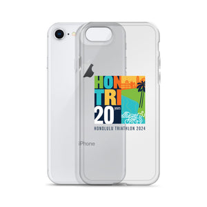 Clear Case for iPhone® Honolulu Triathlon 2024 20th