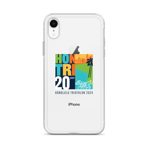 Clear Case for iPhone® Honolulu Triathlon 2024 20th