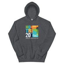Load image into Gallery viewer, Unisex Hoodie Honolulu Triathlon 2024 20th (text white)
