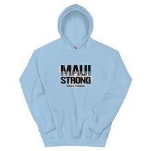 Load image into Gallery viewer, Unisex Hoodie MauiStrong Logo Black
