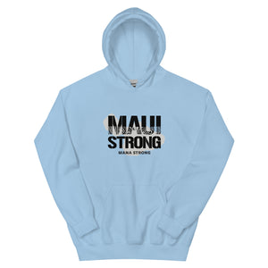 Unisex Hoodie MauiStrong Logo Black