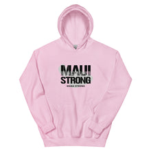 Load image into Gallery viewer, Unisex Hoodie MauiStrong Logo Black
