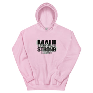 Unisex Hoodie MauiStrong Logo Black