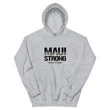 Load image into Gallery viewer, Unisex Hoodie MauiStrong Logo Black
