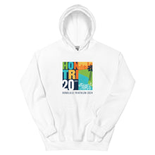 Load image into Gallery viewer, Unisex Hoodie Honolulu Triathlon 2024 20th
