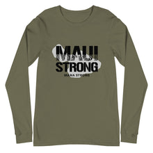 Load image into Gallery viewer, Unisex Long Sleeve Tee MauiStrong Logo Black
