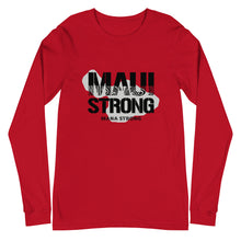 Load image into Gallery viewer, Unisex Long Sleeve Tee MauiStrong Logo Black
