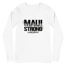 Load image into Gallery viewer, Unisex Long Sleeve Tee MauiStrong Logo Black
