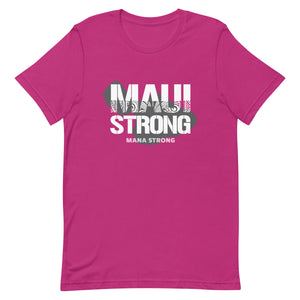 Short-Sleeve Unisex T-Shirt MauiStrong Logo White