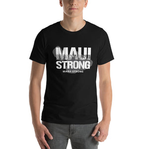 Short-Sleeve Unisex T-Shirt MauiStrong Logo White