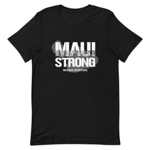 Load image into Gallery viewer, Short-Sleeve Unisex T-Shirt MauiStrong Logo White
