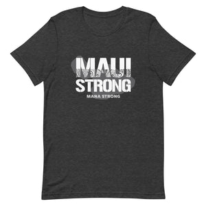 Short-Sleeve Unisex T-Shirt MauiStrong Logo White